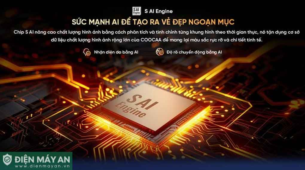 Google Tivi QLED Coocaa AI 4K 65 inch 65Y84